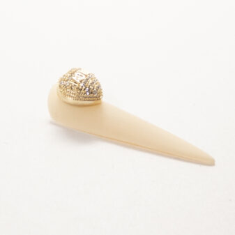 3D Nail Charms Gold Heart